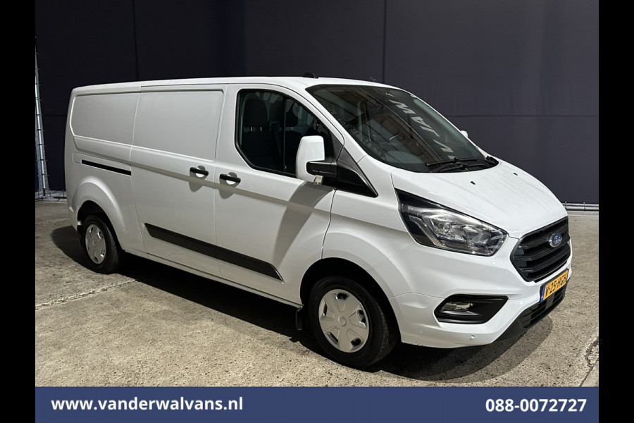 Ford Transit Custom 2.0 TDCI L2H1 Euro6 # Airco | Camera | Apple Carplay | LED | Cruisecontrol 2800kg trekvermogen, Android Auto, Parkeersensoren, Verwarmde voorruit, Bijrijdersbank