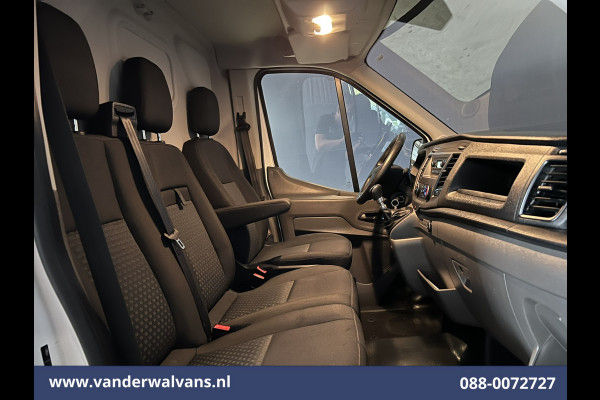 Ford Transit 2.0 TDCI 131pk L3H2 Euro6 # Airco | 2800kg Trekhaak | Imperiaal | LED | Trap | Cruisecontrol Parkeersensoren, Bijrijdersbank