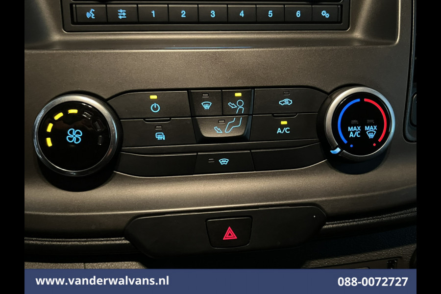 Ford Transit 2.0 TDCI 131pk L3H2 Euro6 # Airco | 2800kg Trekhaak | Imperiaal | LED | Trap | Cruisecontrol Parkeersensoren, Bijrijdersbank
