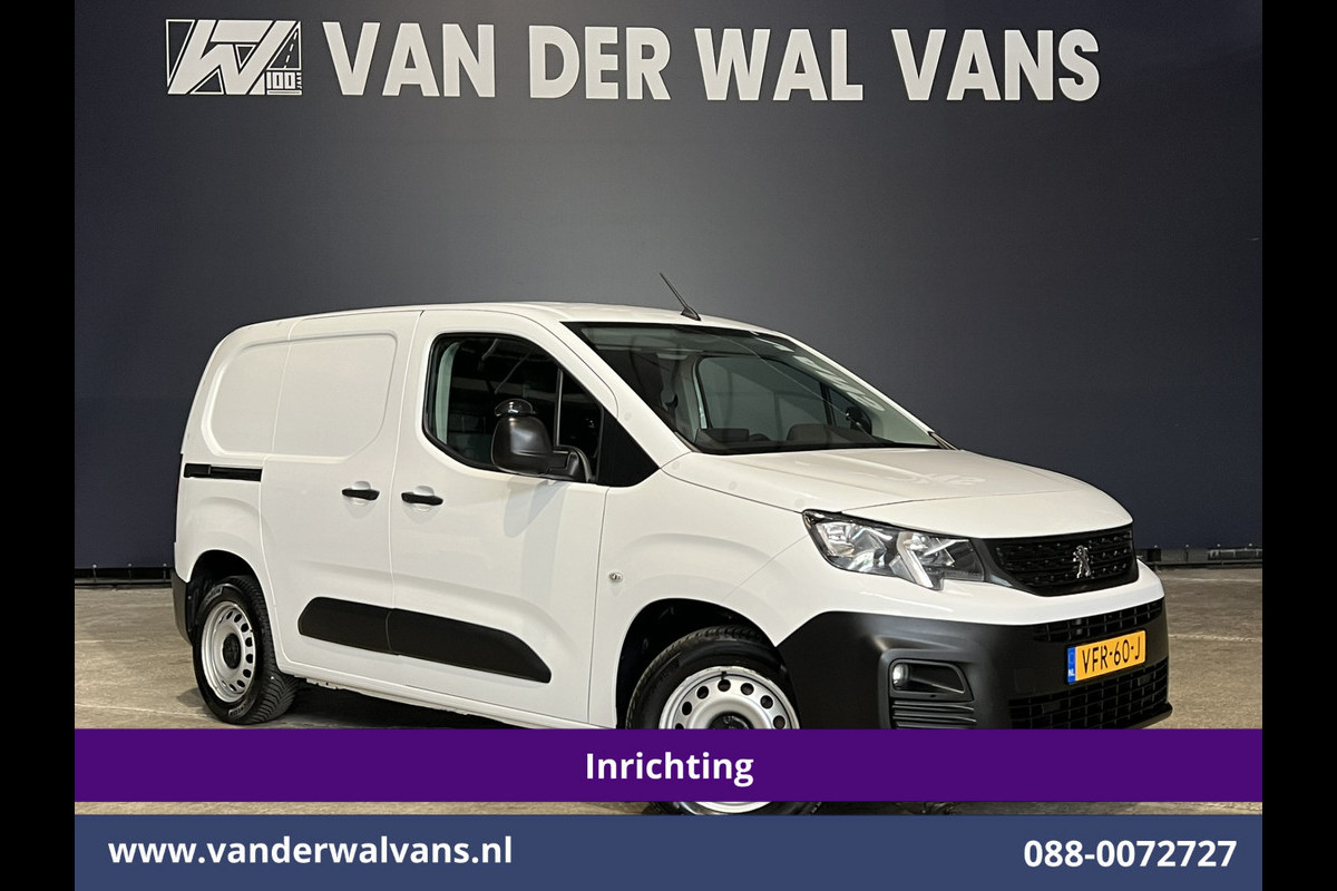 Peugeot Partner 1.5 BlueHDI 102pk L1H1 inrichting Euro6 # Airco | Cruisecontrol | Trekhaak | Parkeersensoren Android auto