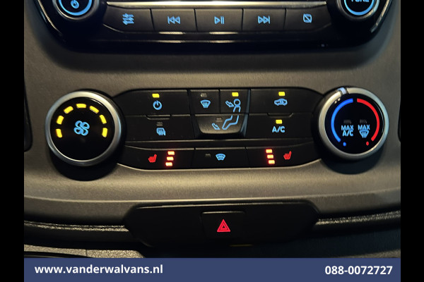 Ford Transit 2.0 TDCI 130pk L3H2 Euro6 # Airco | Navigatie | Stoelverwarming | Camera | Apple Carplay | Android Auto LED, cruisecontrol, parkeersensoren, verwarmde voorruit, 2500kg trekvermogen