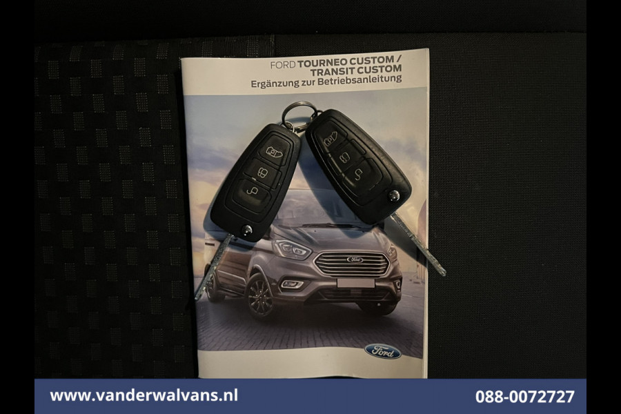 Ford Transit Custom 2.0 TDCI L2H1 Euro6 # Airco | Camera | Apple Carplay | Android Auto | | LED | Cruisecontrol, Parkeersensoren, Verwarmde voorruit, Bijrijdersbank, 2800kg trekvermogen