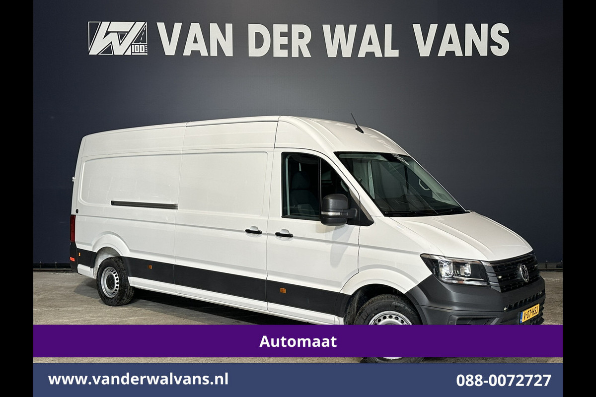 Volkswagen Crafter 2.0 TDI 140 pk Automaat L4H3 L3H2 Euro6 Airco | Camera | Apple Carplay Android Auto, Chauffeursstoel, Stoelverwarming, 3000kg Trekhaak