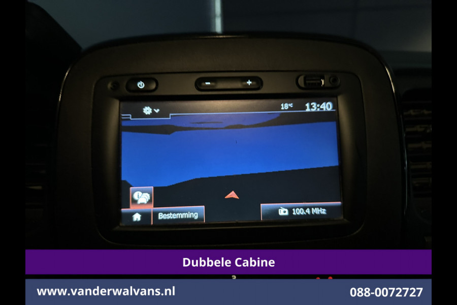Opel Vivaro 1.6 CDTI 126pk L2H1 Dubbele Cabine Euro6 Airco | Navigatie | Camera | 5-Zits | Trekhaak cruisecontrol, parkeersensoren