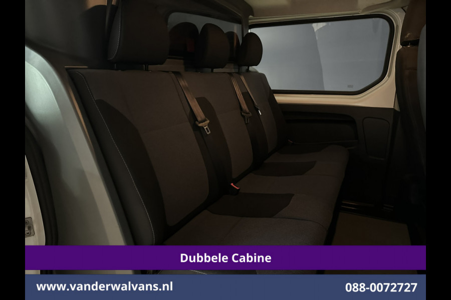 Opel Vivaro 1.6 CDTI 126pk L2H1 Dubbele Cabine Euro6 Airco | Navigatie | Camera | 5-Zits | Trekhaak cruisecontrol, parkeersensoren