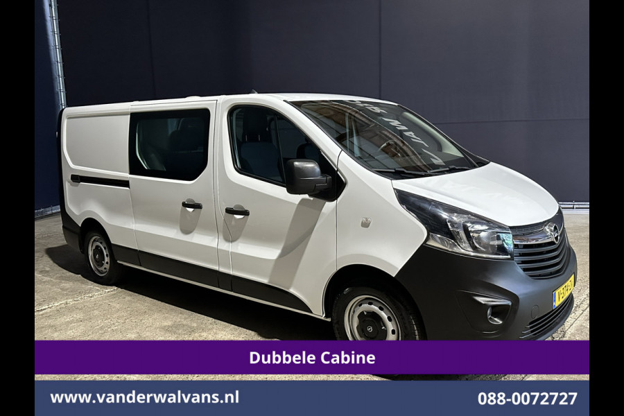 Opel Vivaro 1.6 CDTI 126pk L2H1 Dubbele Cabine Euro6 Airco | Navigatie | Camera | 5-Zits | Trekhaak cruisecontrol, parkeersensoren
