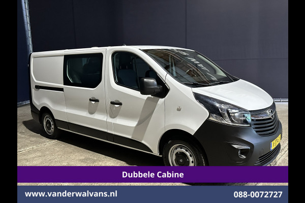 Opel Vivaro 1.6 CDTI 126pk L2H1 Dubbele Cabine Euro6 Airco | Navigatie | Camera | 5-Zits | Trekhaak cruisecontrol, parkeersensoren