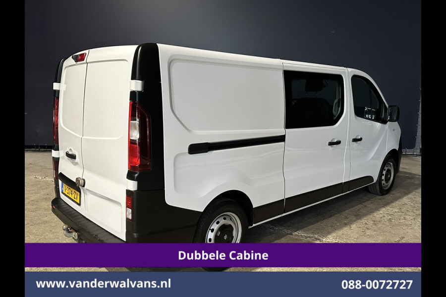 Opel Vivaro 1.6 CDTI 126pk L2H1 Dubbele Cabine Euro6 Airco | Navigatie | Camera | 5-Zits | Trekhaak cruisecontrol, parkeersensoren
