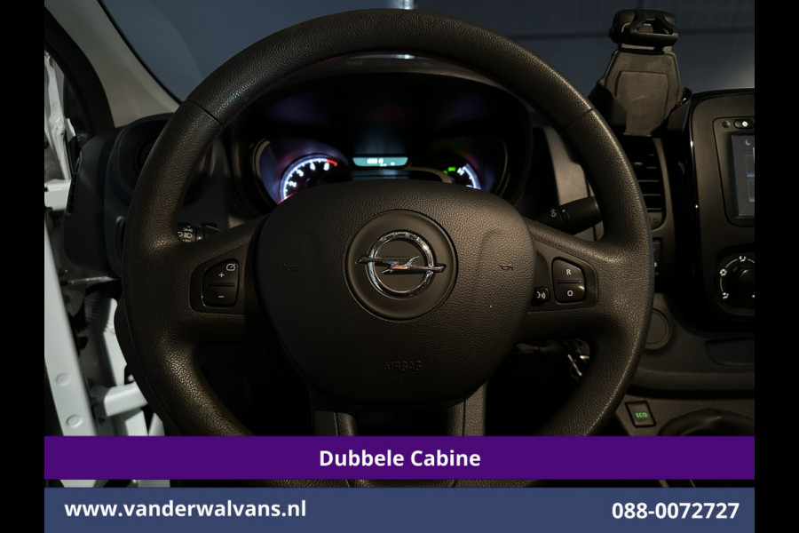 Opel Vivaro 1.6 CDTI 126pk L2H1 Dubbele Cabine Euro6 Airco | Navigatie | Camera | 5-Zits | Trekhaak cruisecontrol, parkeersensoren