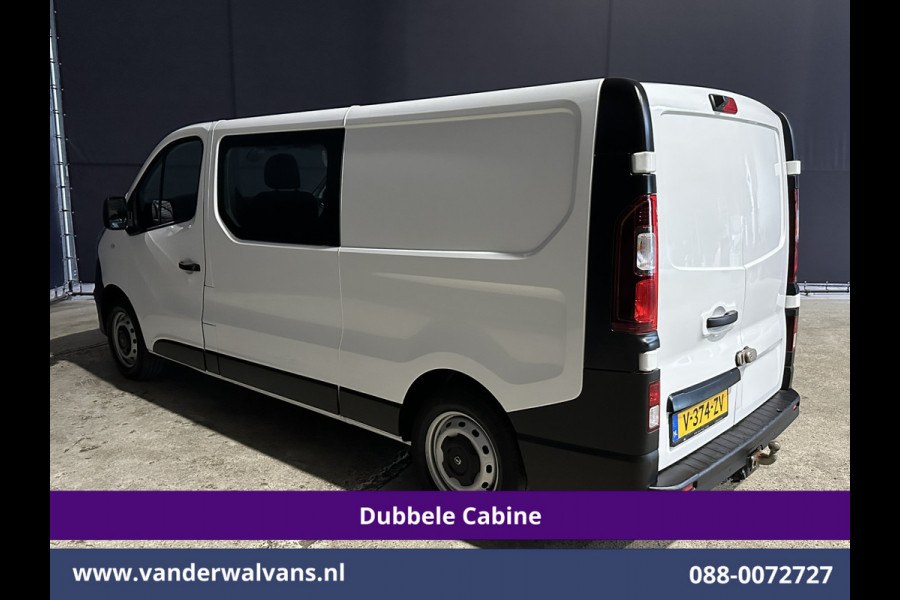 Opel Vivaro 1.6 CDTI 126pk L2H1 Dubbele Cabine Euro6 Airco | Navigatie | Camera | 5-Zits | Trekhaak cruisecontrol, parkeersensoren