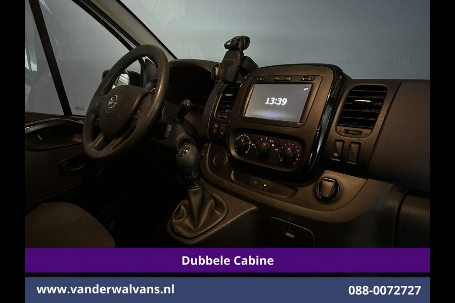 Opel Vivaro 1.6 CDTI 126pk L2H1 Dubbele Cabine Euro6 Airco | Navigatie | Camera | 5-Zits | Trekhaak cruisecontrol, parkeersensoren