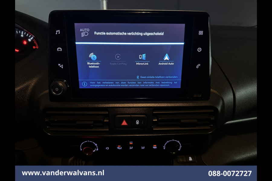 Peugeot Partner 1.5 BlueHDI 102pk L1H1 Euro6 # Airco | Camera | Apple Carplay | Android Auto Trekhaak, Cruisecontrol, Parkeersensoren