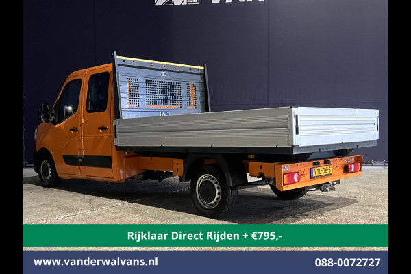 Renault Master 2.3 dCi 135pk *Rijklaar Direct Rijden* Pick up Open laadbak Dubbele cabine Euro6 Airco | 7-Zits | 2500kg Trekhaak Bluetooth-telefoonvoorbereiding