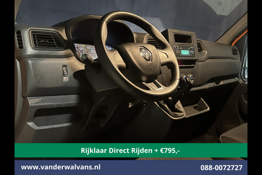 Renault Master 2.3 dCi 135pk *Rijklaar Direct Rijden* Pick up Open laadbak Dubbele cabine Euro6 Airco | 7-Zits | 2500kg Trekhaak Bluetooth-telefoonvoorbereiding