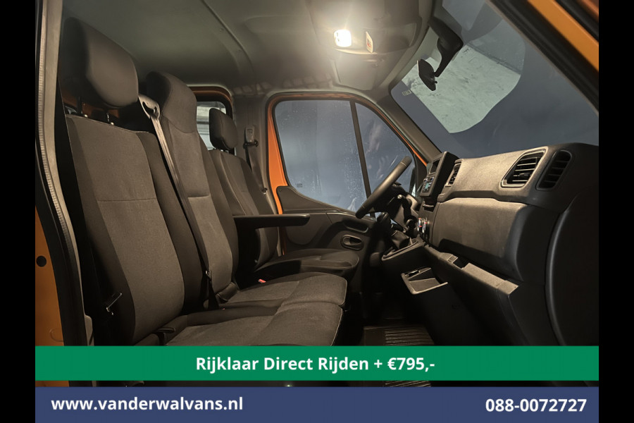 Renault Master 2.3 dCi 135pk *Rijklaar Direct Rijden* Pick up Open laadbak Dubbele cabine Euro6 Airco | 7-Zits | 2500kg Trekhaak Bluetooth-telefoonvoorbereiding