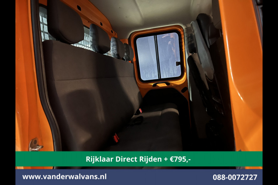 Renault Master 2.3 dCi 135pk *Rijklaar Direct Rijden* Pick up Open laadbak Dubbele cabine Euro6 Airco | 7-Zits | 2500kg Trekhaak Bluetooth-telefoonvoorbereiding