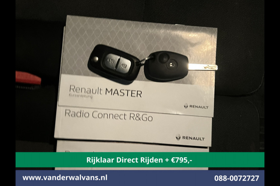 Renault Master 2.3 dCi 135pk *Rijklaar Direct Rijden* Pick up Open laadbak Dubbele cabine Euro6 Airco | 7-Zits | 2500kg Trekhaak Bluetooth-telefoonvoorbereiding
