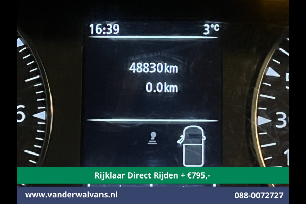 Renault Master 2.3 dCi 135pk *Rijklaar Direct Rijden* Pick up Open laadbak Dubbele cabine Euro6 Airco | 7-Zits | 2500kg Trekhaak Bluetooth-telefoonvoorbereiding