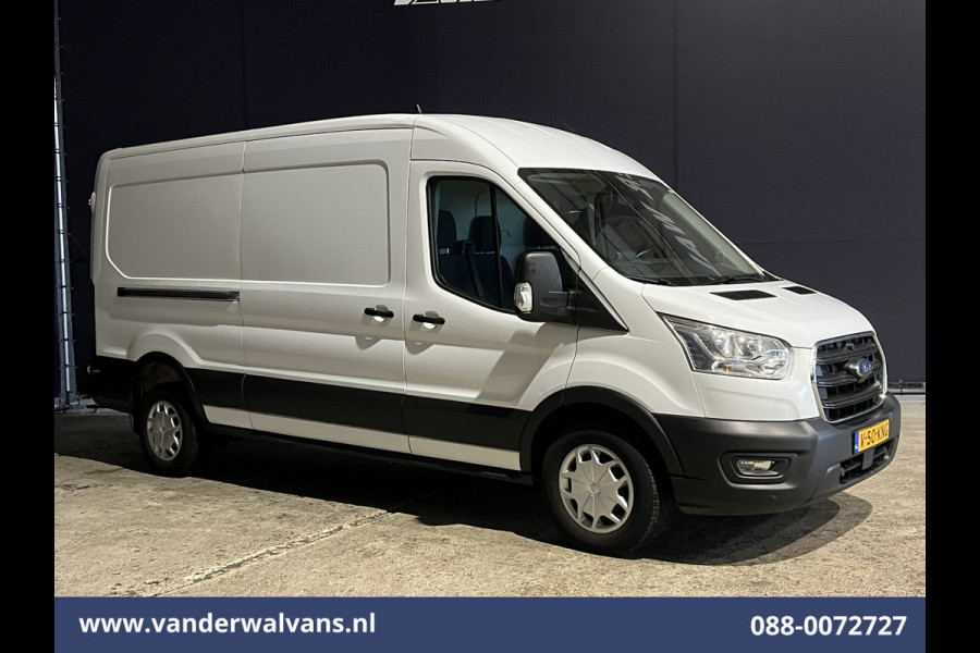Ford Transit 2.0 TDCI 131pk L3H2 Euro6 # Airco | Camera | Navigatie | Cruisecontrol | Apple Carplay | Stoelverwarming Android Auto, Verwarmde voorruit, Parkeersensoren, Bijrijdersbank