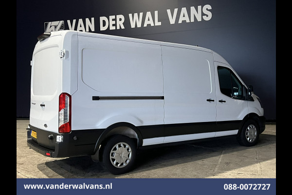 Ford Transit 2.0 TDCI 131pk L3H2 Euro6 # Airco | Camera | Navigatie | Cruisecontrol | Apple Carplay | Stoelverwarming Android Auto, Verwarmde voorruit, Parkeersensoren, Bijrijdersbank