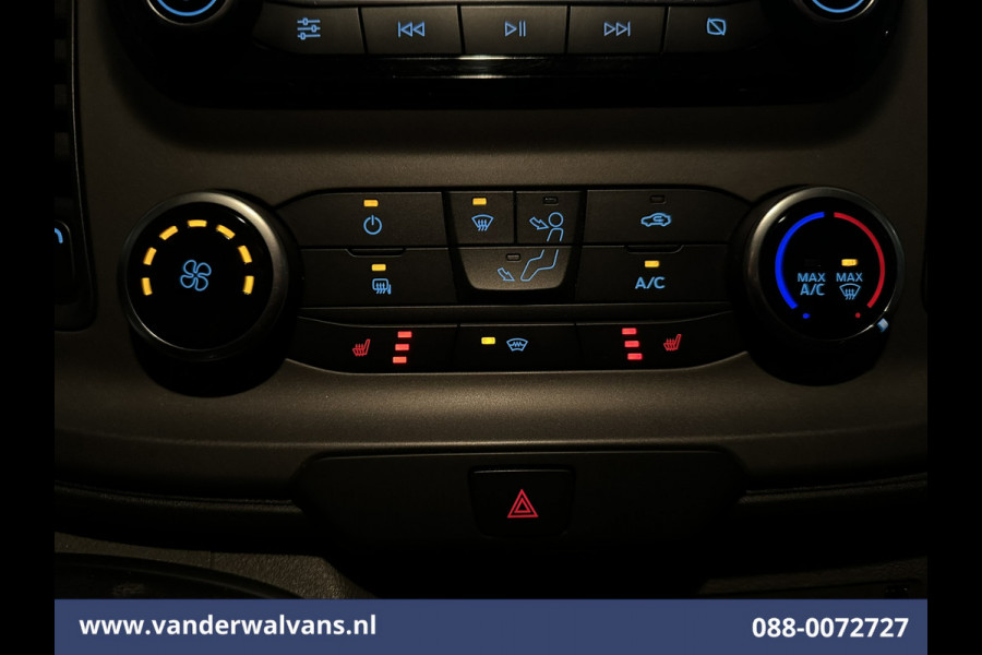 Ford Transit 2.0 TDCI 131pk L3H2 Euro6 ** Airco | Camera | Navigatie | Apple Carplay | Cruisecontrol Android Auto, Verwarmde voorruit, Stoelverwarming, Parkeersensoren, Bijrijdersbank