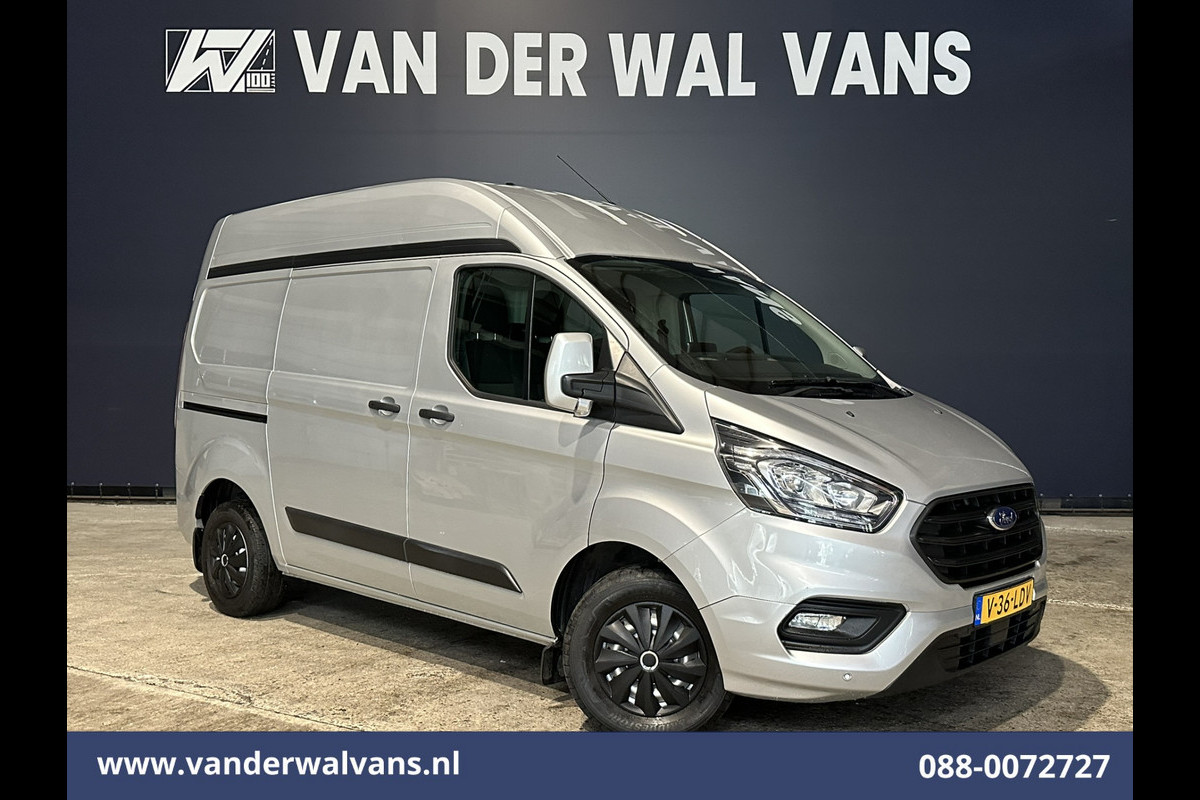 Ford Transit Custom 2.0 TDCI L1H2 Euro6 Airco | Navigatie | LED | Cruisecontrol | Apple Carplay Android Auto, Parkeersensoren, Bijrijdersbank