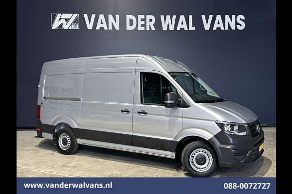 Volkswagen Crafter 2.0 TDI 140 pk L3H3 L2H2 Euro6 Airco | Camera | Cruisecontrol | Apple Carplay Android Auto, Chauffeursstoel, Parkeersensoren, Bijrijdersbank, 3000kg Trekvermogen, zilver