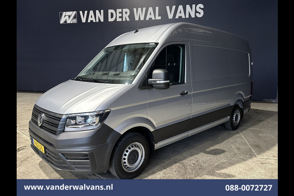 Volkswagen Crafter 2.0 TDI 140 pk L3H3 L2H2 Euro6 Airco | Camera | Cruisecontrol | Apple Carplay Android Auto, Chauffeursstoel, Parkeersensoren, Bijrijdersbank, 3000kg Trekvermogen, zilver