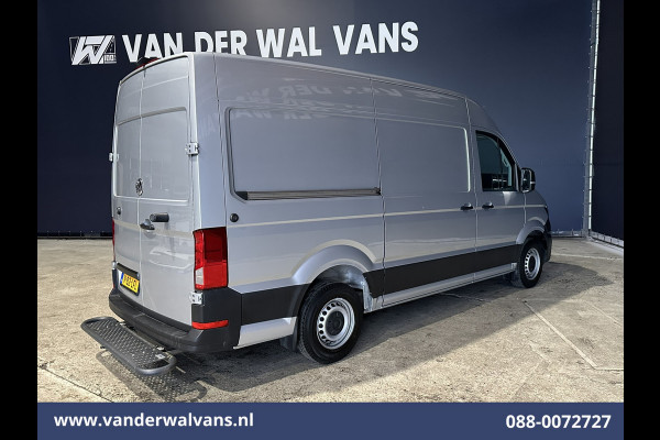 Volkswagen Crafter 2.0 TDI 140 pk L3H3 L2H2 Euro6 Airco | Camera | Cruisecontrol | Apple Carplay Android Auto, Chauffeursstoel, Parkeersensoren, Bijrijdersbank, 3000kg Trekvermogen, zilver