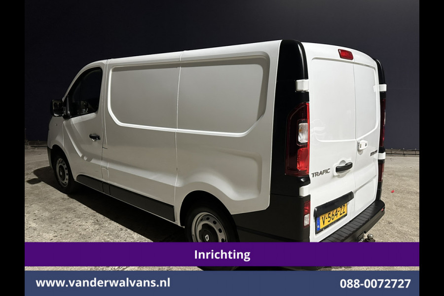 Renault Trafic 1.6 dCi L1H1 inrichting Euro6 Airco | Navigatie | Cruisecontrol | Trekhaak Parkeersensoren, Bijrijdersbank