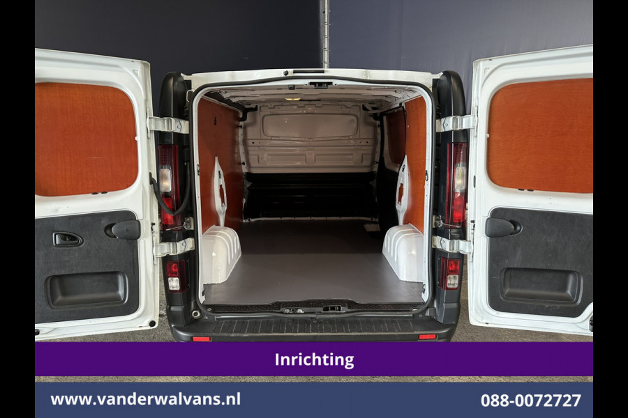 Renault Trafic 1.6 dCi L1H1 inrichting Euro6 Airco | Navigatie | Cruisecontrol | Trekhaak Parkeersensoren, Bijrijdersbank