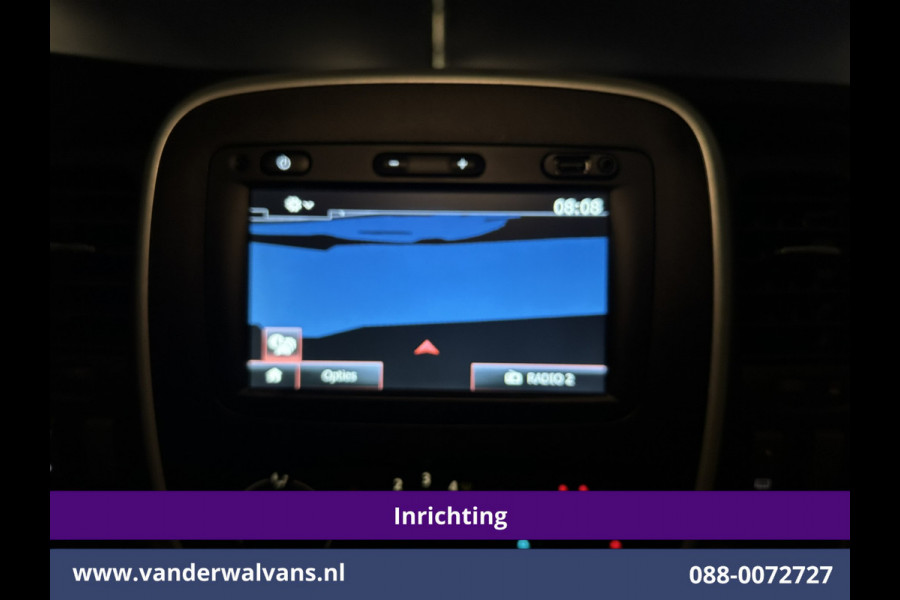 Renault Trafic 1.6 dCi L1H1 inrichting Euro6 Airco | Navigatie | Cruisecontrol | Trekhaak Parkeersensoren, Bijrijdersbank