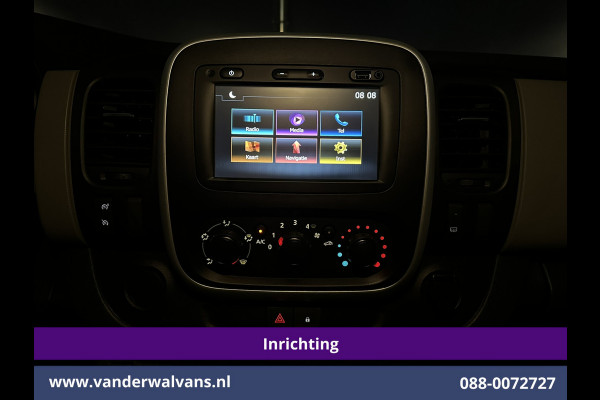 Renault Trafic 1.6 dCi L1H1 inrichting Euro6 Airco | Navigatie | Cruisecontrol | Trekhaak Parkeersensoren, Bijrijdersbank