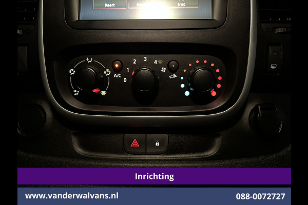 Renault Trafic 1.6 dCi L1H1 inrichting Euro6 Airco | Navigatie | Cruisecontrol | Trekhaak Parkeersensoren, Bijrijdersbank
