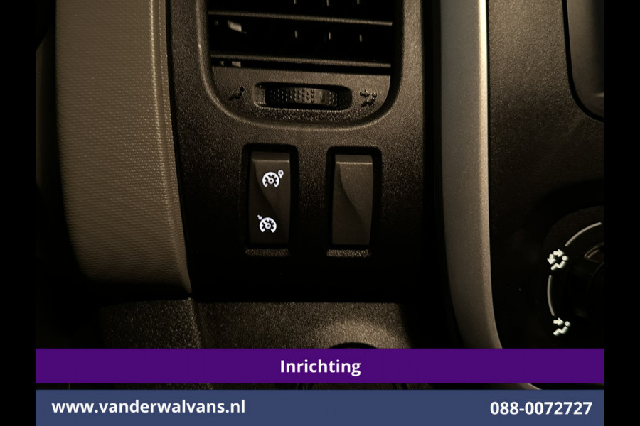 Renault Trafic 1.6 dCi L1H1 inrichting Euro6 Airco | Navigatie | Cruisecontrol | Trekhaak Parkeersensoren, Bijrijdersbank