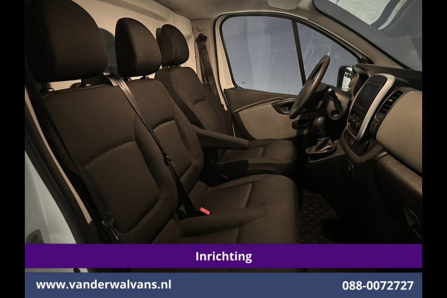 Renault Trafic 1.6 dCi L1H1 inrichting Euro6 Airco | Navigatie | Cruisecontrol | Trekhaak Parkeersensoren, Bijrijdersbank