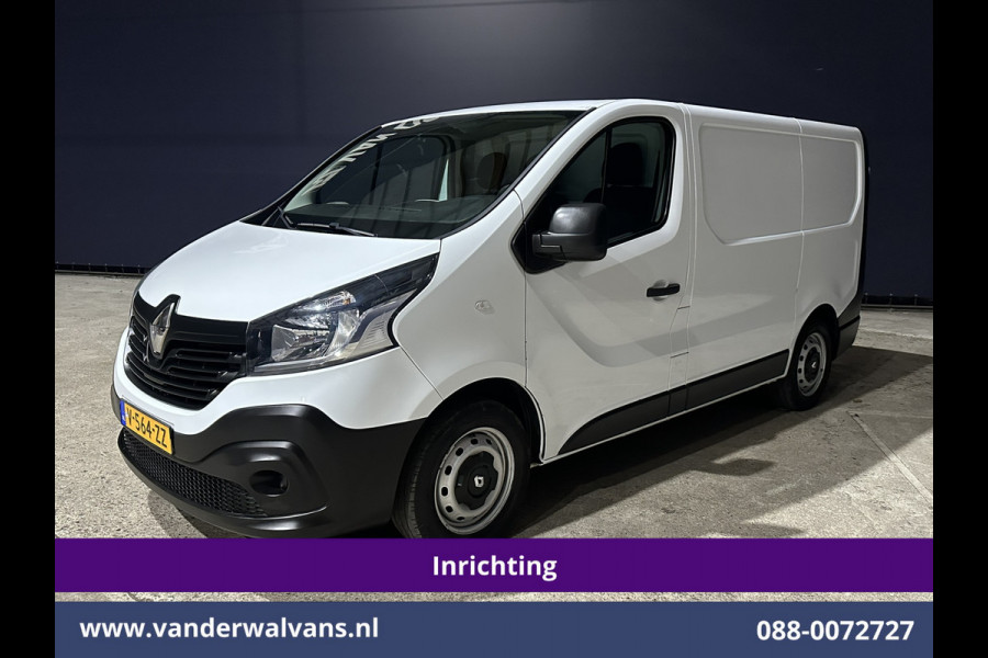 Renault Trafic 1.6 dCi L1H1 inrichting Euro6 Airco | Navigatie | Cruisecontrol | Trekhaak Parkeersensoren, Bijrijdersbank