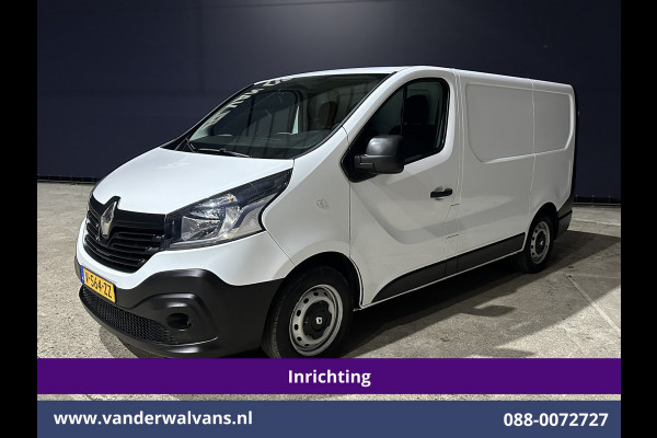 Renault Trafic 1.6 dCi L1H1 inrichting Euro6 Airco | Navigatie | Cruisecontrol | Trekhaak Parkeersensoren, Bijrijdersbank