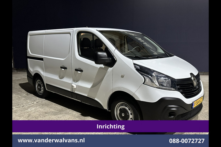 Renault Trafic 1.6 dCi L1H1 inrichting Euro6 Airco | Navigatie | Cruisecontrol | Trekhaak Parkeersensoren, Bijrijdersbank