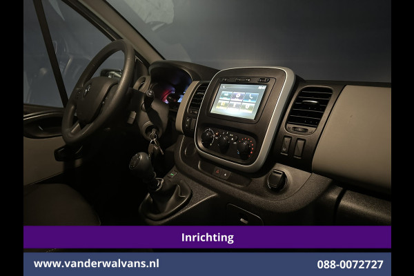 Renault Trafic 1.6 dCi L1H1 inrichting Euro6 Airco | Navigatie | Cruisecontrol | Trekhaak Parkeersensoren, Bijrijdersbank