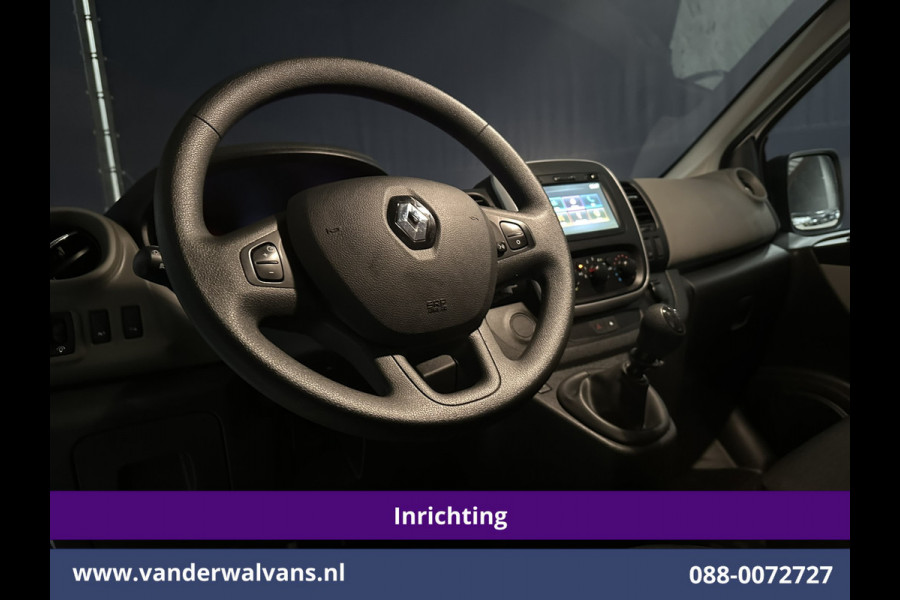 Renault Trafic 1.6 dCi L1H1 inrichting Euro6 Airco | Navigatie | Cruisecontrol | Trekhaak Parkeersensoren, Bijrijdersbank