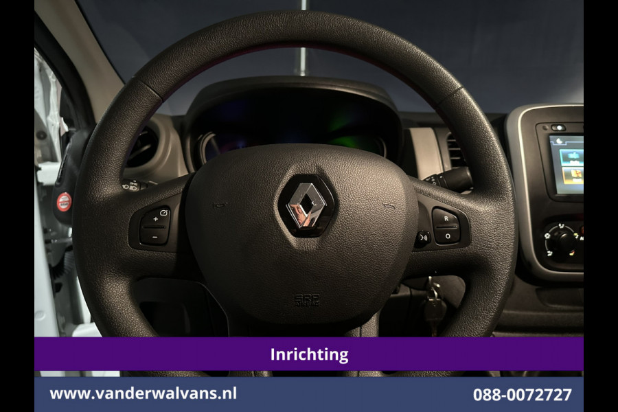 Renault Trafic 1.6 dCi L1H1 inrichting Euro6 Airco | Navigatie | Cruisecontrol | Trekhaak Parkeersensoren, Bijrijdersbank