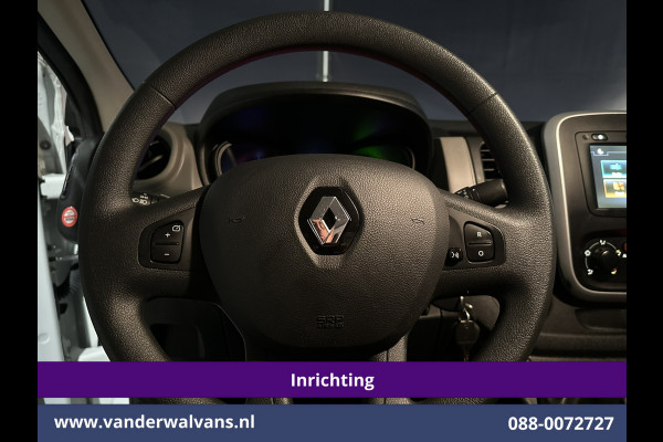 Renault Trafic 1.6 dCi L1H1 inrichting Euro6 Airco | Navigatie | Cruisecontrol | Trekhaak Parkeersensoren, Bijrijdersbank