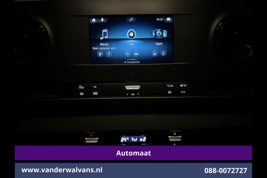 Mercedes-Benz Sprinter 317 CDI 170pk 9G-Tronic Automaat L2H2 Fabrieksgarantie Euro6 Airco | Camera | Navigatie Cruisecontrol, Stoelverwarming, Parkeersensoren, Bijrijdersbank