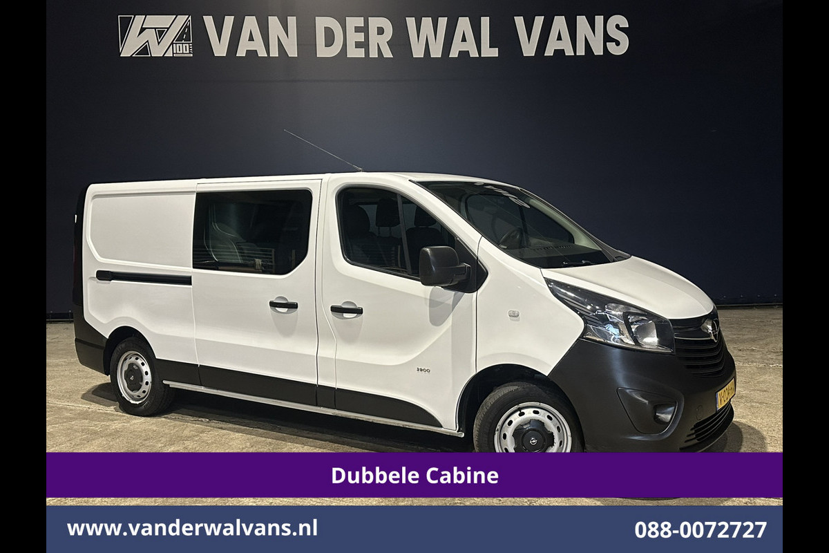 Opel Vivaro 1.6 CDTI L2H1 Dubbele Cabine Euro6 Airco | 6-Zits | Camera | LED Cruisecontrol Opel Vivaro 1.6 CDTI L2H1 Dubbele Cabine Euro6 Airco | 6-Zits | Camera | LED Cruisecontrol