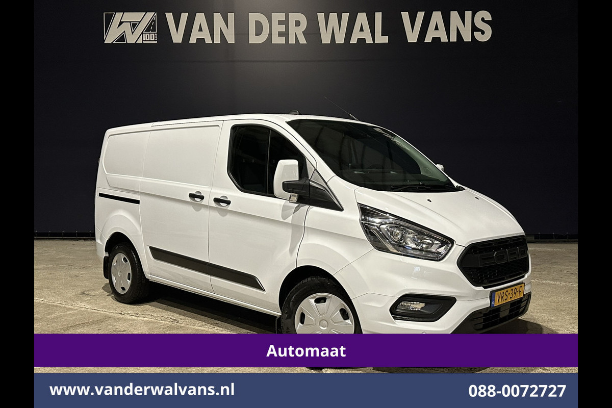Ford Transit Custom 2.0 TDCI 130 pk Automaat L1H1 Euro6 Airco | Camera | LED | Apple Carplay | Cruisecontrol Android Auto, Parkeersensoren, Trekhaak, Verwarmde voorruit, Bijrijdersbank