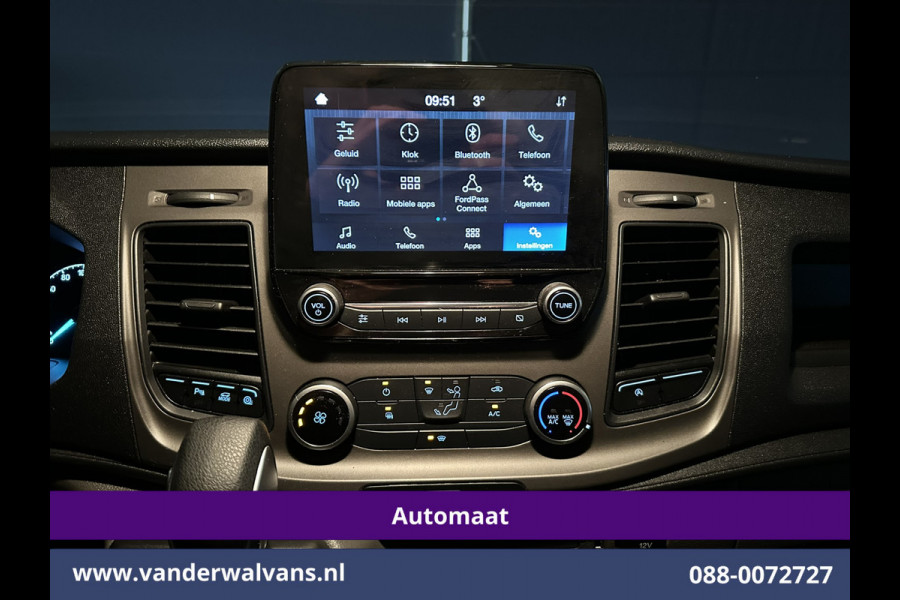 Ford Transit Custom 2.0 TDCI 130pk Automaat L1H1 Euro6 Airco | Camera | LED | Apple Carplay | Cruisecontrol Parkeersensoren, Trekhaak, Verwarmde voorruit, Bijrijdersbank