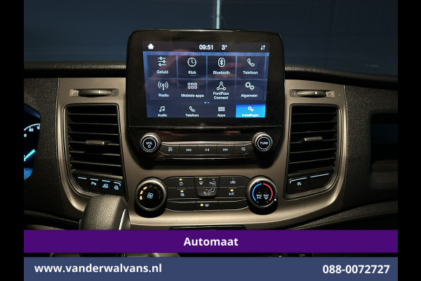 Ford Transit Custom 2.0 TDCI 130pk Automaat L1H1 Euro6 Airco | Camera | LED | Apple Carplay | Cruisecontrol Parkeersensoren, Trekhaak, Verwarmde voorruit, Bijrijdersbank