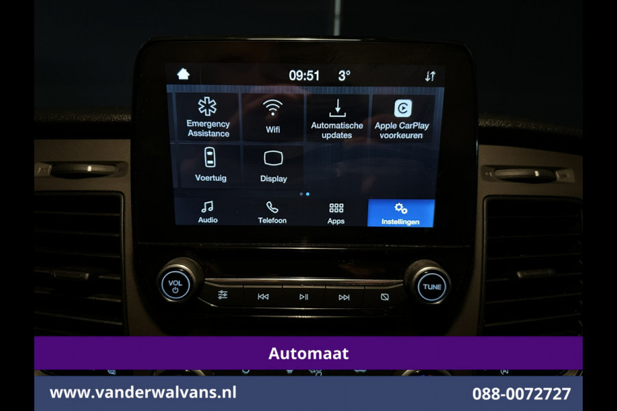 Ford Transit Custom 2.0 TDCI 130pk Automaat L1H1 Euro6 Airco | Camera | LED | Apple Carplay | Cruisecontrol Parkeersensoren, Trekhaak, Verwarmde voorruit, Bijrijdersbank