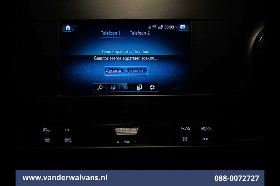 Mercedes-Benz Sprinter 314 CDI 143pk L2H2 Euro6 # Airco | Camera | Navigatie | Apple Carplay | Trekhaak Android Auto, Cruisecontrol, Chauffeursstoel